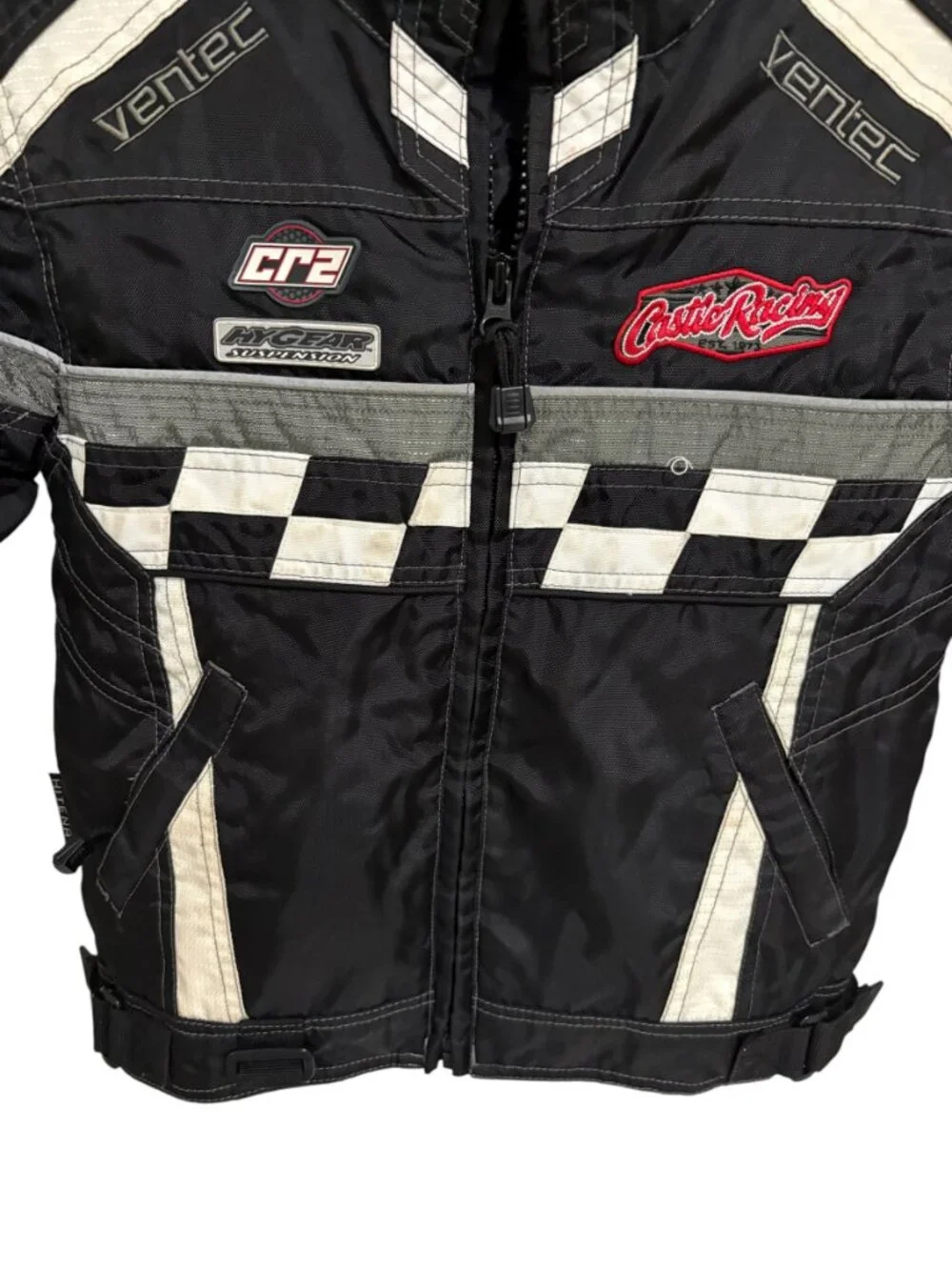 Castle X CR2 Jacket Youth Small Black Racing Snowmobile Winter Coat